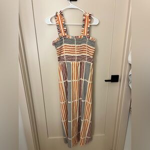 Donna Karan Multicolor Striped Dress